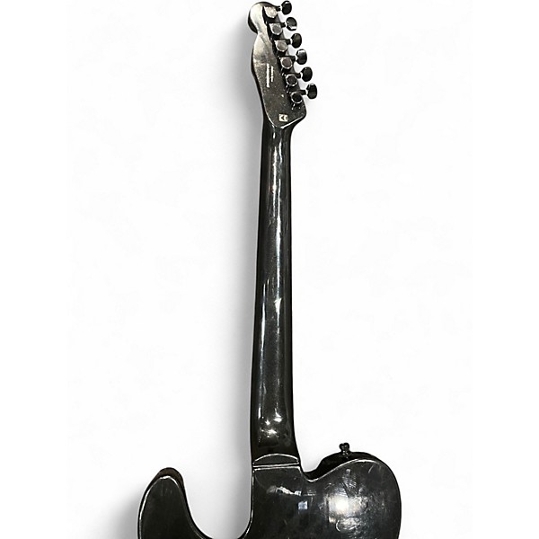 Used Squier Squier Double Fat Deluxe Telecaste Black Solid Body Electric Guitar