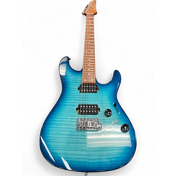 Used Ibanez AZ24S1F Turquoise Solid Body Electric Guitar