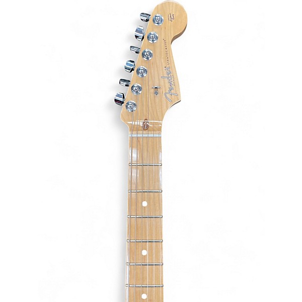 Used Fender American Standard Stratocaster Black Solid Body Electric Guitar