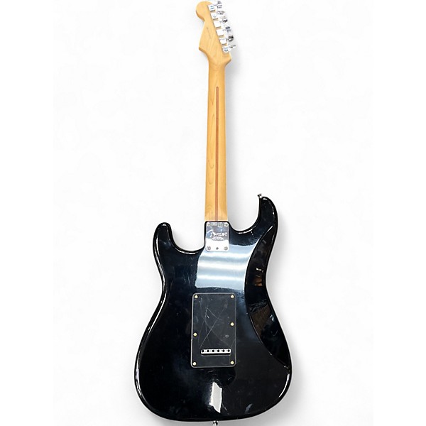 Used Fender American Standard Stratocaster Black Solid Body Electric Guitar