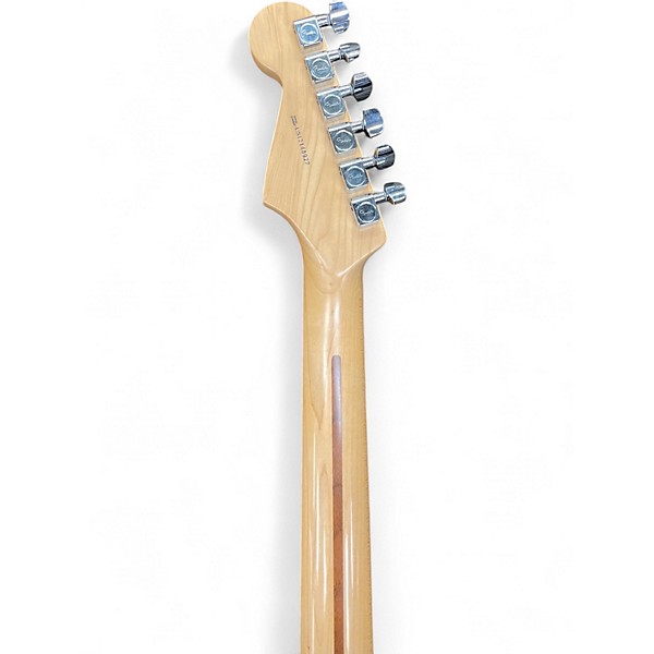 Used Fender American Standard Stratocaster Black Solid Body Electric Guitar