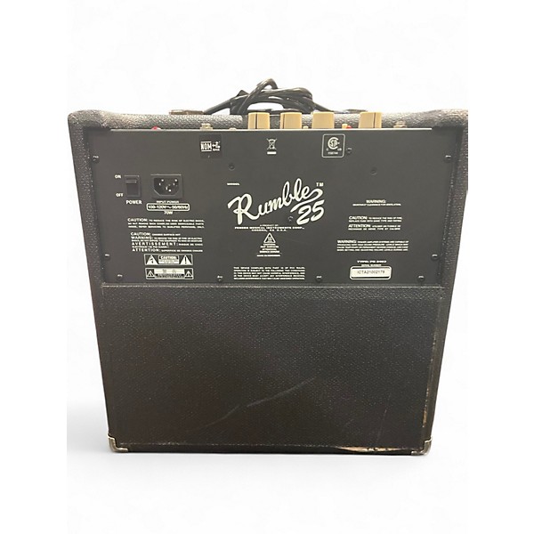 Used Fender Rumble 25 25W 1x8 Bass Combo Amp