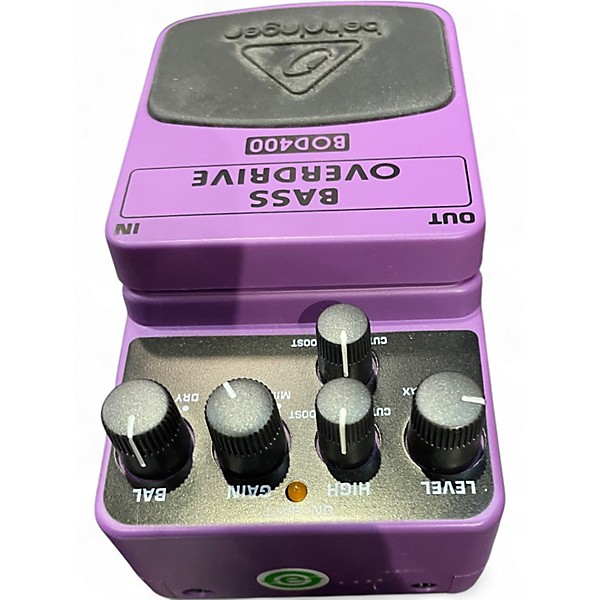 Used Behringer BOD400 Bass Overdrive Bass Effect Pedal