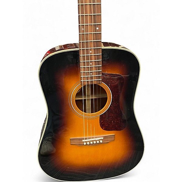Used Guild D140 Sunburst Acoustic Guitar
