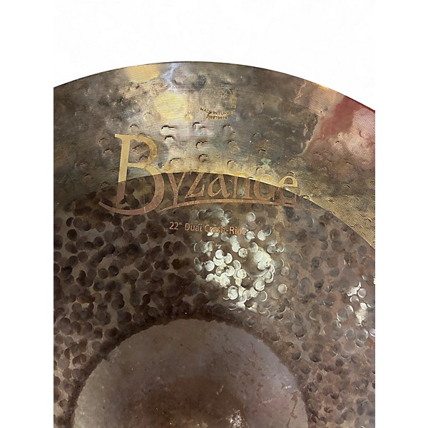 Used MEINL 22in Byzance Dual Crash Ride Cymbal