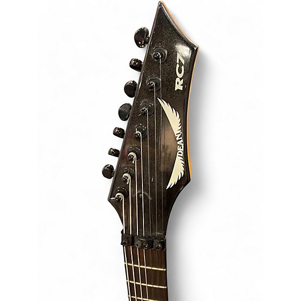 Used Dean RC7X Wraith Rusty Cooley Signature 7 String Satin Black Solid Body Electric Guitar