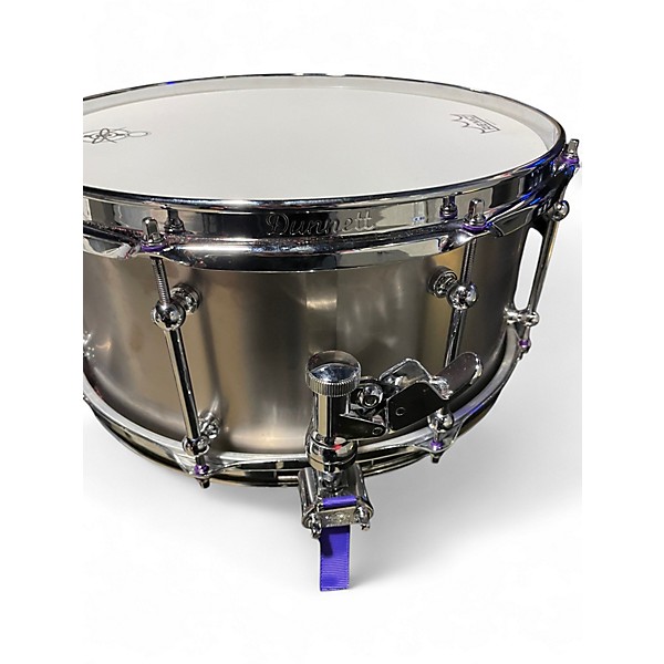 Used Dunnett 6.5X14 Classic Titanium Snare Titanium Drum