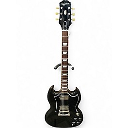 Used Epiphone SG Standard Metallic Black Solid Body Electric Guitar