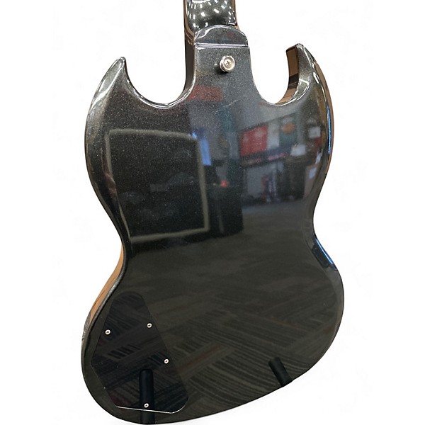 Used Epiphone SG Standard Metallic Black Solid Body Electric Guitar