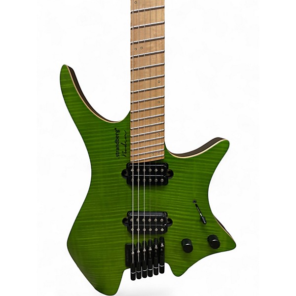 Used strandberg Boden Standard 6 Green Solid Body Electric Guitar