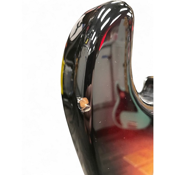 Used Fender Standard Stratocaster HSS 3 Color Sunburst Solid Body Electric Guitar