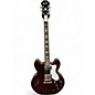 Used Epiphone Noel Gallagher Riviera Dark Wine Red Hollow Body Electric Guitar thumbnail
