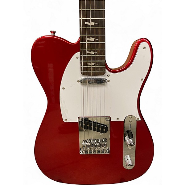 Used Aiersi Tele Style Candy Apple Red Solid Body Electric Guitar