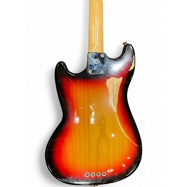 Vintage 1978 Fender Mustang Bass 2 Color Sunburst Electric Bass Guitar