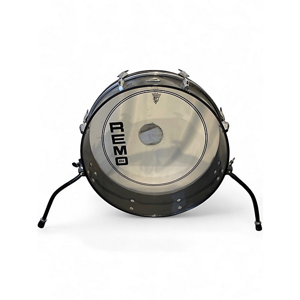 Used Remo 4 Piece Remo Legero Drum Set Black Drum Kit