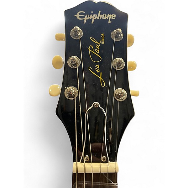 Used Epiphone BILLIE JOE ARMSTRONG LES PAUL JUNIOR White Solid Body Electric Guitar