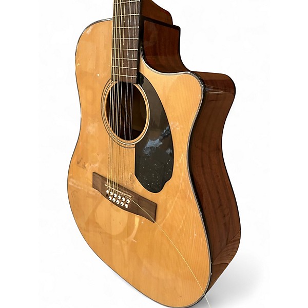 Used Fender CD60SCE Natural 12 String Acoustic Guitar