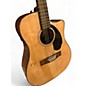 Used Fender CD60SCE Natural 12 String Acoustic Guitar