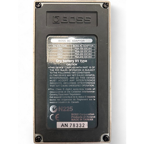 Used BOSS SYB3 Bass Synth Bass Effect Pedal