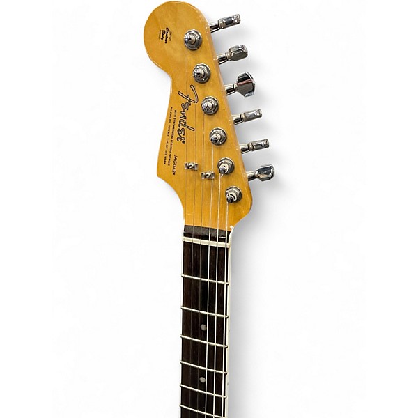 Used Fender Kurt Cobain Signature Jaguar Left Handed 3 Tone Sunburst Electric Guitar