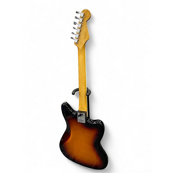 Used Fender Kurt Cobain Signature Jaguar Left Handed 3 Tone Sunburst Electric Guitar