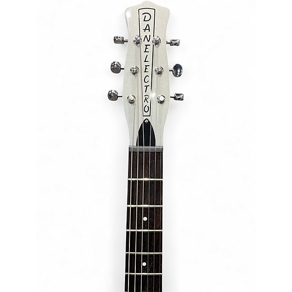 Used Danelectro 59XT Silver Hollow Body Electric Guitar