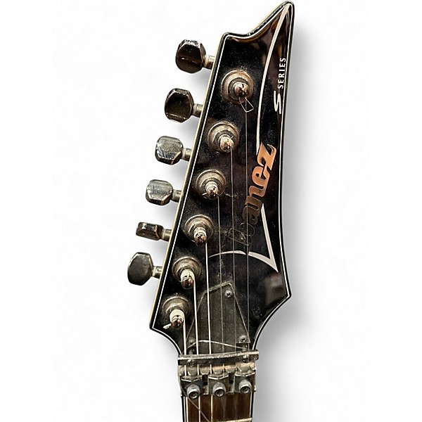 Used Ibanez S620EXQM Trans Gray Solid Body Electric Guitar
