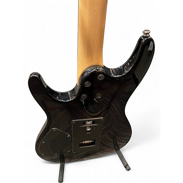 Used Ibanez S620EXQM Trans Gray Solid Body Electric Guitar