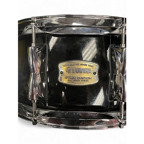Used Yamaha 5.5X14 Stage Custom Snare Black Drum