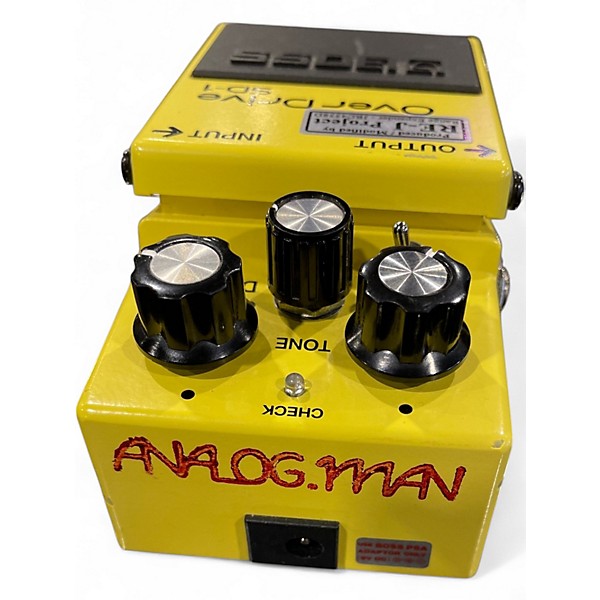Used BOSS SD1 Super Overdrive Modded Effect Pedal