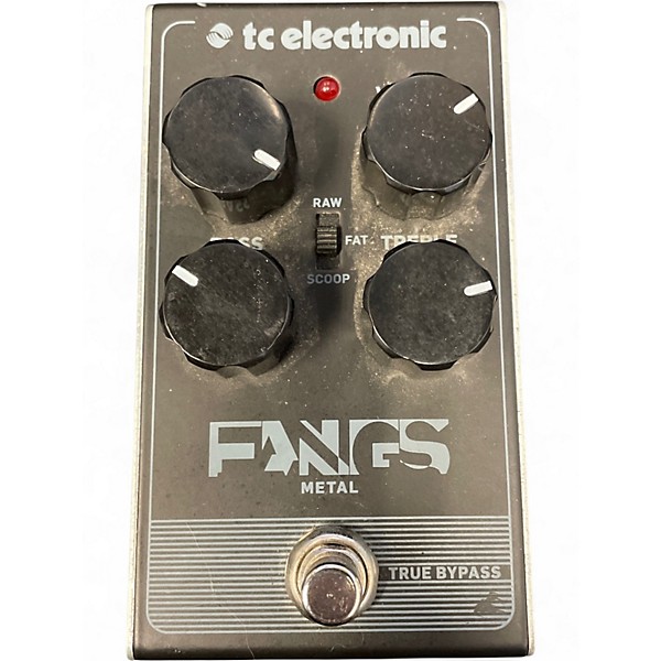 Used 2020s TC Electronic Fangs Metal Distortion Effect Pedal