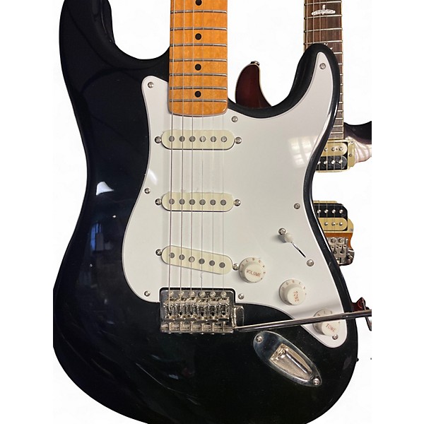 Used Squier Classic Vibe 1950S Stratocaster Black Solid Body Electric Guitar