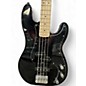 Used Squier Precision Bass Black Electric Bass Guitar