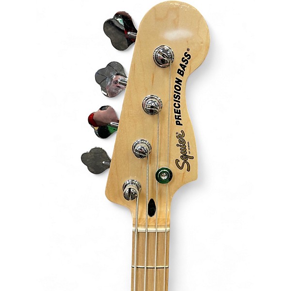 Used Squier Precision Bass Black Electric Bass Guitar