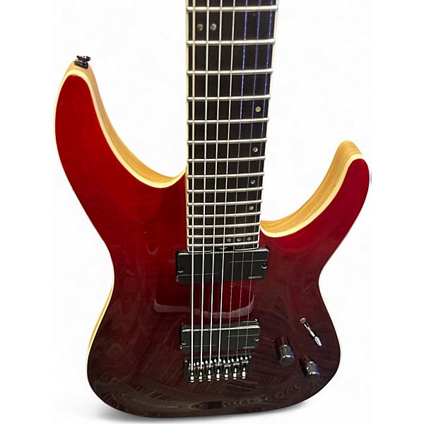 Used Schecter Guitar Research C7 SLS Red Fade Solid Body Electric Guitar