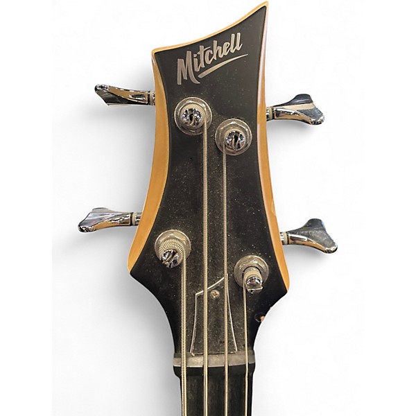 Used Mitchell MB100 Gray Electric Bass Guitar