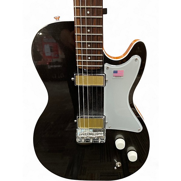 Used Harmony JUPITER THINLINE Black Solid Body Electric Guitar