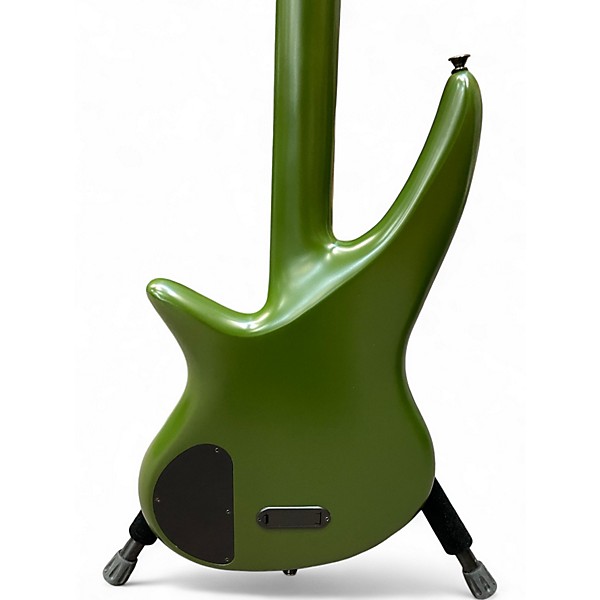 Used 2024 Jackson X Series Spectra Bass SBX IV Army green Electric Bass Guitar