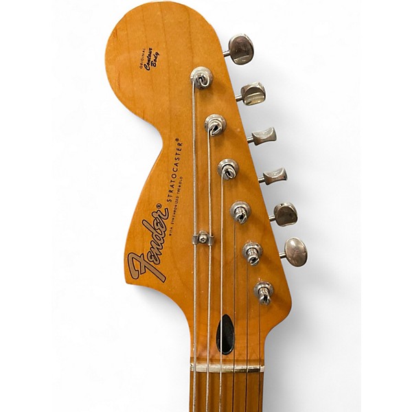 Used Fender Jimi Hendrix Stratocaster Olympic White Solid Body Electric Guitar