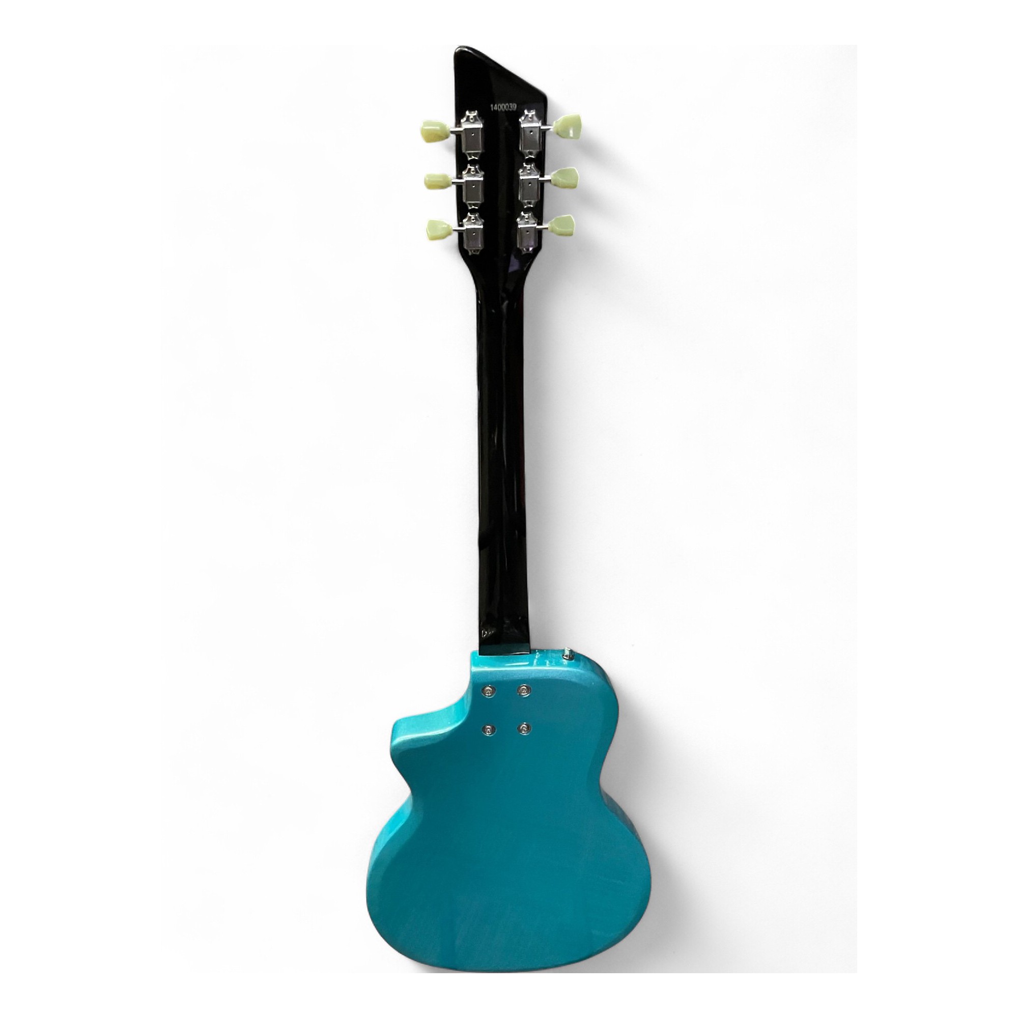 Used Airline Twin Tone Blue Solid Body Electric Guitar Blue