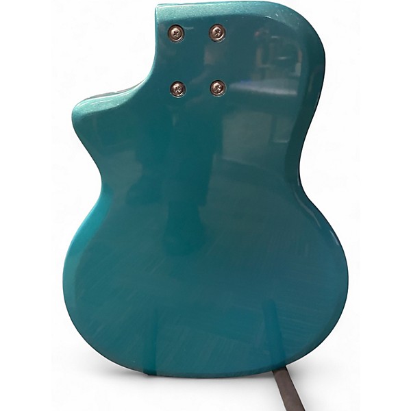 Used Airline Twin Tone Blue Solid Body Electric Guitar