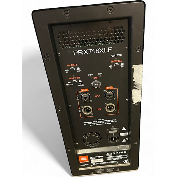 Used JBL PRX718XLF Unpowered Subwoofer