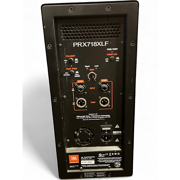 Used JBL PRX718XLF Unpowered Subwoofer