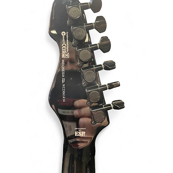 Used ESP LTD TE200 Black Solid Body Electric Guitar