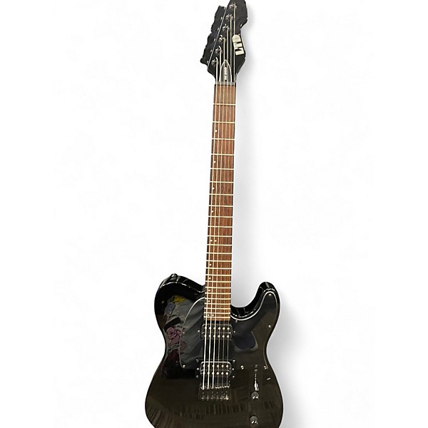 Used ESP LTD TE200 Black Solid Body Electric Guitar