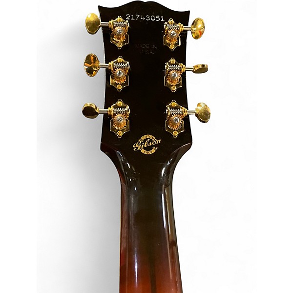 Used 2023 Gibson SJ200 Super Jumbo Custom Sunburst Acoustic Guitar