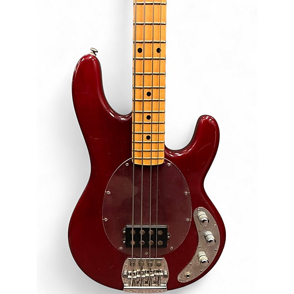 Vintage 1983 Ernie Ball Music Man Stingray 4 String Candy Apple Red Electric Bass Guitar