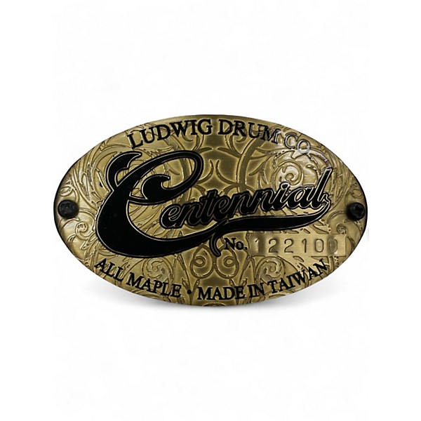 Used Ludwig 4 Piece Centennial Silver Sparkle Drum Kit