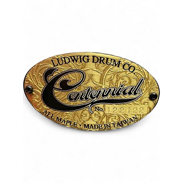 Used Ludwig 4 Piece Centennial Silver Sparkle Drum Kit