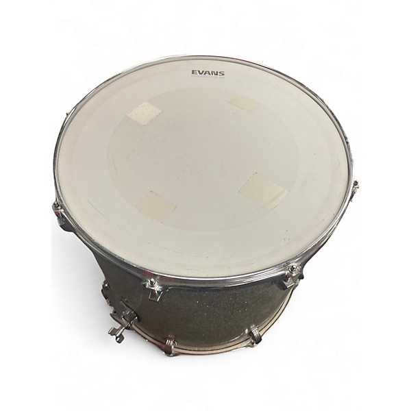 Used Ludwig 4 Piece Centennial Silver Sparkle Drum Kit